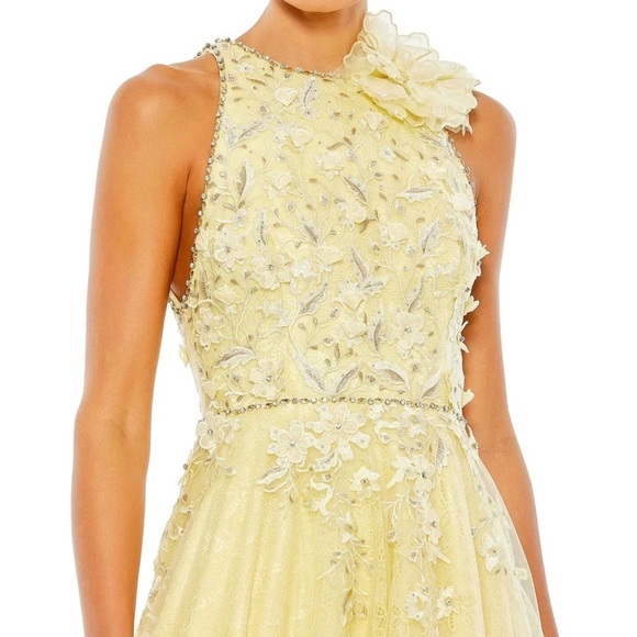 Mac Duggal 11310 NWT EMBELLISHED HIGH NECK SLEEVELESS A LINE GOWN - Picture 2 of 16